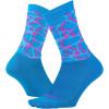 imageDEFEET  Aireator 6quot  Designs  Cycling Running Everyday SockCoastline Process Blue