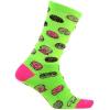 imageDEFEET  Aireator 6quot  Designs  Cycling Running Everyday SockNeon Green