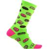 imageDEFEET  Aireator 6quot  Designs  Cycling Running Everyday SockNeon Green