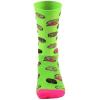 imageDEFEET  Aireator 6quot  Designs  Cycling Running Everyday SockNeon Green