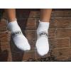 imageDEFEET  SpeeDe Pro Socks  Running Fitness Pickleball EverydayTab WhiteGrey