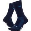 imageDEFEET  Woolie Boolie 6quot Cycling Socks  For Biking Running ampamp Everyday AdventuresBlaze NavyProcess Blue