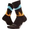imageDEFEET  Woolie Boolie 6quot Cycling Socks  For Biking Running ampamp Everyday AdventuresSpruce Chestnut Brown