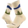 imageDEFEET  Woolie Boolie 6quot Cycling Socks  For Biking Running ampamp Everyday AdventuresSpruce Natural