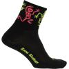 imageDeFeet  Aireator 3quot Patterned Cycling Socks  for Biking Running ampamp EverydayBone Shaker