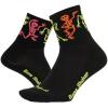 imageDeFeet  Aireator 3quot Patterned Cycling Socks  for Biking Running ampamp EverydayBone Shaker