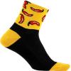 imageDeFeet  Aireator 3quot Patterned Cycling Socks  for Biking Running ampamp EverydayChili Pepper