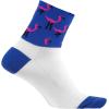 imageDeFeet  Aireator 3quot Patterned Cycling Socks  for Biking Running ampamp EverydayPink Flamingo