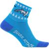 imageDeFeet  Aireator 3quot Patterned Cycling Socks  for Biking Running ampamp EverydayShark Attack