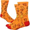 imageDEFEET  Aireator 6quot  Designs  Cycling Running Everyday SockNeon Orange