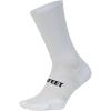 imageDEFEET  All Day 7quot Archband Sock  Fully Padded Foot Arch Support NoFeel Toe Seam Breathable MoistureWickingWhite WBlack