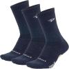 imageDEFEET  Woolie Boolie 6quot Cycling Socks  For Biking Running ampamp Everyday AdventuresNavy Blue 3pack