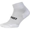 imageDeFeet  All Day 1quot Archband  Socks Fully Padded Foot Arch Support NoFeel Toe Seam Breathable MoistureWickingWhite