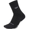 imageDeFeet  Woolie Boolie 4quot  DLogo  Quarter Sock  Cycling Running Everyday SockCharcoal