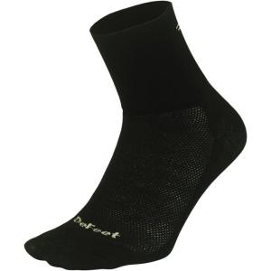 imageAireator 3 Quarter Sock  Running Cycling Everyday Athletic Compression SockBlack