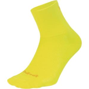 imageAireator 3 Quarter Sock  Running Cycling Everyday Athletic Compression SockNeon Yellow