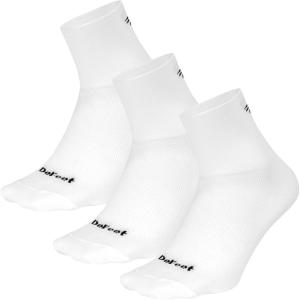 imageAireator 3 Quarter Sock  Running Cycling Everyday Athletic Compression SockWhite 3pack