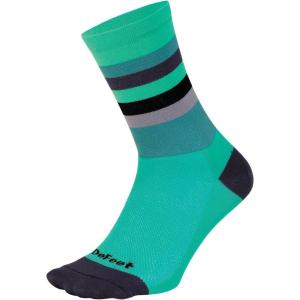imageDEFEET  Aireator 6quot  Designs  Cycling Running Everyday SockMaverick CelesteGraphite