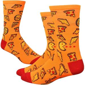 imageDEFEET  Aireator 6quot  Designs  Cycling Running Everyday SockNeon Orange
