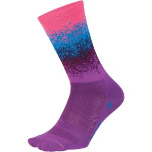 imageDEFEET  Aireator 6quot  Designs  Cycling Running Everyday SockPinkBluePurple