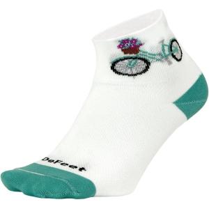 imageDEFEET  Aireator Womens 2quot Socks  For Cycling Running EverydayMarket Bike WhiteTeal