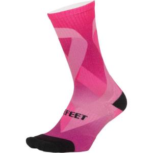 imageDEFEET  All Day 7quot Archband Sock  Fully Padded Foot Arch Support NoFeel Toe Seam Breathable MoistureWickingBreast Cancer Awareness