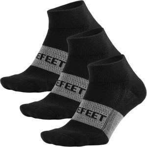 imageDEFEET  SpeeDe Pro Socks  Running Fitness Pickleball EverydayBlack 3pack