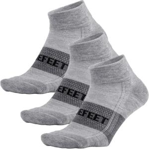 imageDEFEET  SpeeDe Pro Socks  Running Fitness Pickleball EverydayGrey 3pack