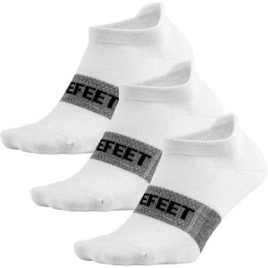 imageDEFEET  SpeeDe Pro Socks  Running Fitness Pickleball EverydayTab  White 3pack