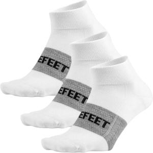 imageDEFEET  SpeeDe Pro Socks  Running Fitness Pickleball EverydayWhite 3pack