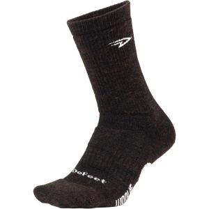 imageDEFEET  Woolie Boolie 6quot Cycling Socks  For Biking Running ampamp Everyday AdventuresChestnut Brown