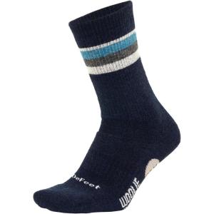 imageDEFEET  Woolie Boolie 6quot Cycling Socks  For Biking Running ampamp Everyday AdventuresCompass Navy