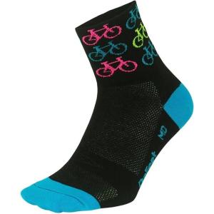 imageDeFeet  Aireator 3quot Patterned Cycling Socks  for Biking Running ampamp EverydayCool Bikes