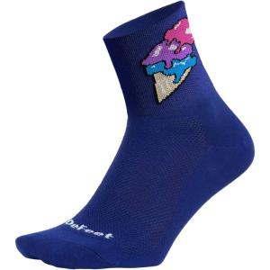 imageDeFeet  Aireator 3quot Patterned Cycling Socks  for Biking Running ampamp EverydayIce Cream