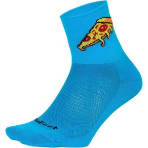 imageDeFeet  Aireator 3quot Patterned Cycling Socks  for Biking Running ampamp EverydayPizza