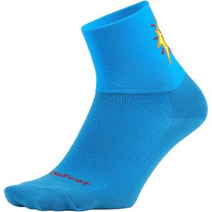 imageDeFeet  Aireator Womens 3quot SocksGrl Pwr Process Blue