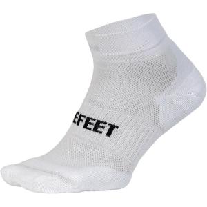 imageDeFeet  All Day 1quot Archband  Socks Fully Padded Foot Arch Support NoFeel Toe Seam Breathable MoistureWickingWhite