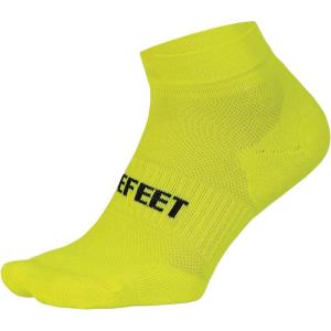 imageDeFeet  All Day 1quot Archband  Socks Fully Padded Foot Arch Support NoFeel Toe Seam Breathable MoistureWickingYellow