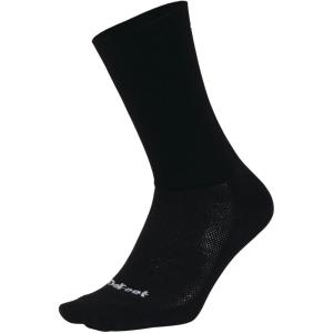 imageDefeet  Aireator 6quot DLogo Double Cuff  Cycling Running Everyday SockBlack