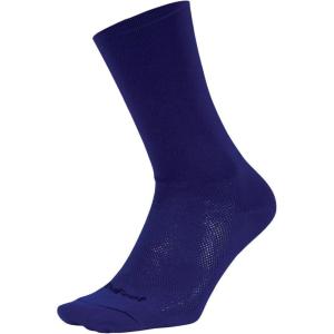 imageDefeet  Aireator 6quot DLogo Double Cuff  Cycling Running Everyday SockLight Navy