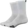 imageDEFEET  Cyclismo 6quot  Thinner LowBulk MetaPad Knit in Foot Pad Textured Weave Cuff NoFeel Toe Seam MoistureWickingWhite