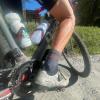 imageDEFEET Wooleator Pro 3quot Stripes Gravel Grey wBurnt Orange Socks