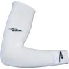 imageDeFeet  Armskin Arm Warmers  Easyon Easyoff Stretch Fit Cycling Running and Hiking Recommended Temperatures 35  55White