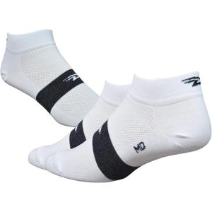 imageDEFEET  Aireator 1quot Ankle Sock  Cycling Riding and Everyday SockWhiteBlack