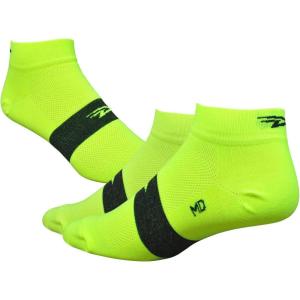imageDEFEET  Aireator 1quot Ankle Sock  Cycling Riding and Everyday SockYellow