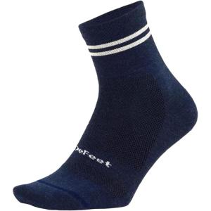 imageDEFEET Wooleator Pro 3quot SocksStripes Navy WWhite