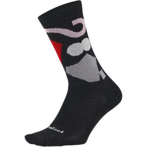 imageDEFEET Wooleator Pro 6quot SocksSunday Shapes