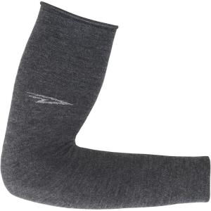 imageDeFeet  Armskin Wool  Easyon EasyOff Stretch Fit Cycling Running and Hiking Recommended Temperatures 3555 DegreesGravel Grey