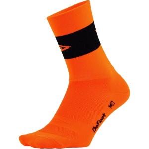 imageDeFeet Aireator Team Double Cuff SocksNeon Orange