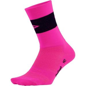 imageDeFeet Aireator Team Double Cuff SocksNeon Pink